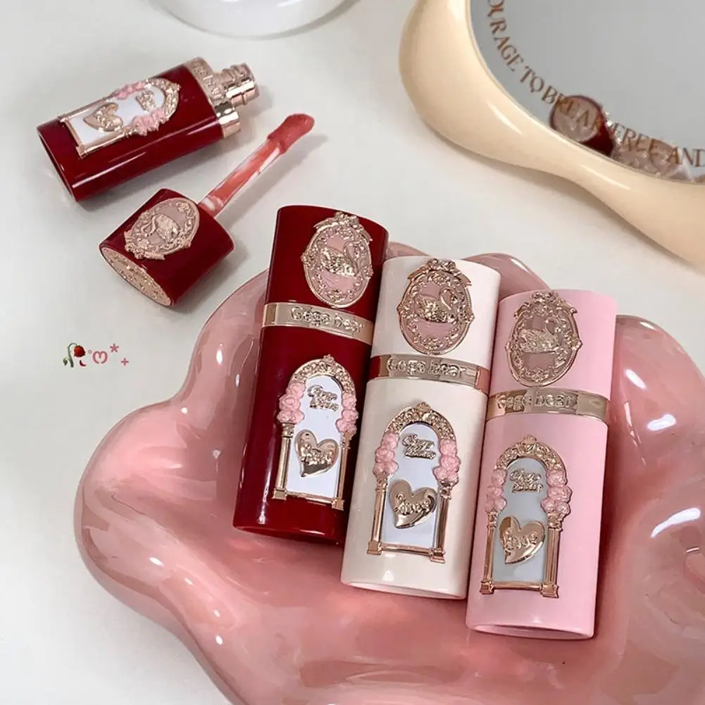 Fard à joues liquide rose Gege Bear, maquillage longue durée, fini mat, teinte nude abricot, fard à joues éclaircissant, rouge à lèvres, maquillage mignon