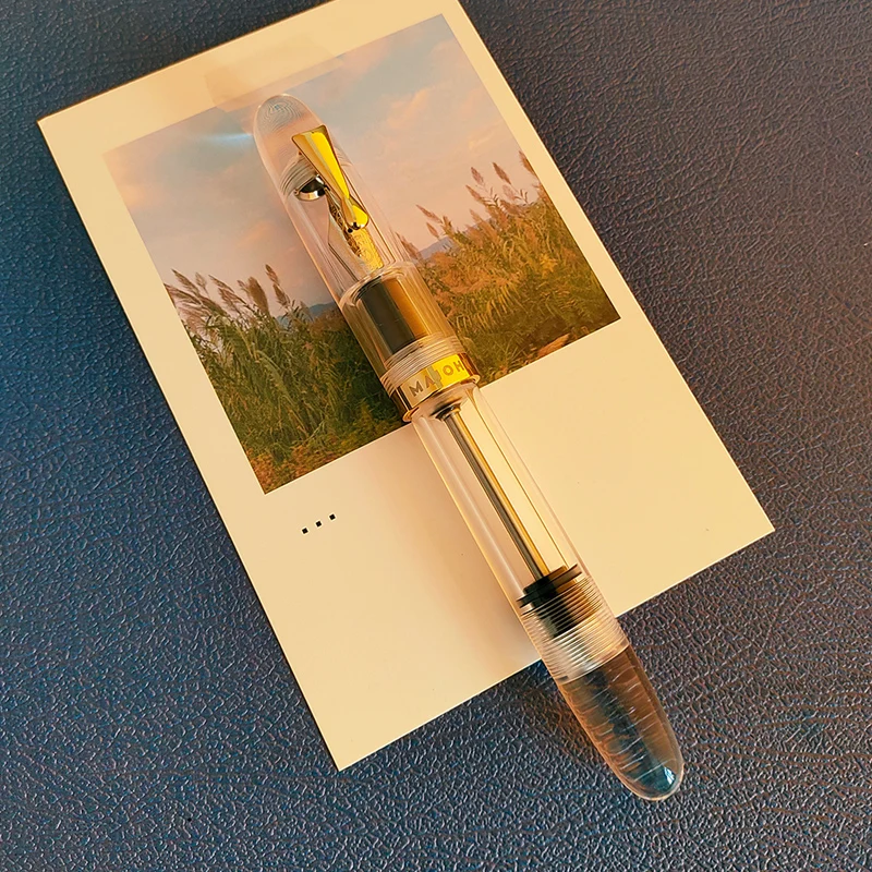 End Craftsman C4 Transparent Large Capacity Pen Holder Ink Storage Safety Valve Adult Student Business Writing Gift Pen