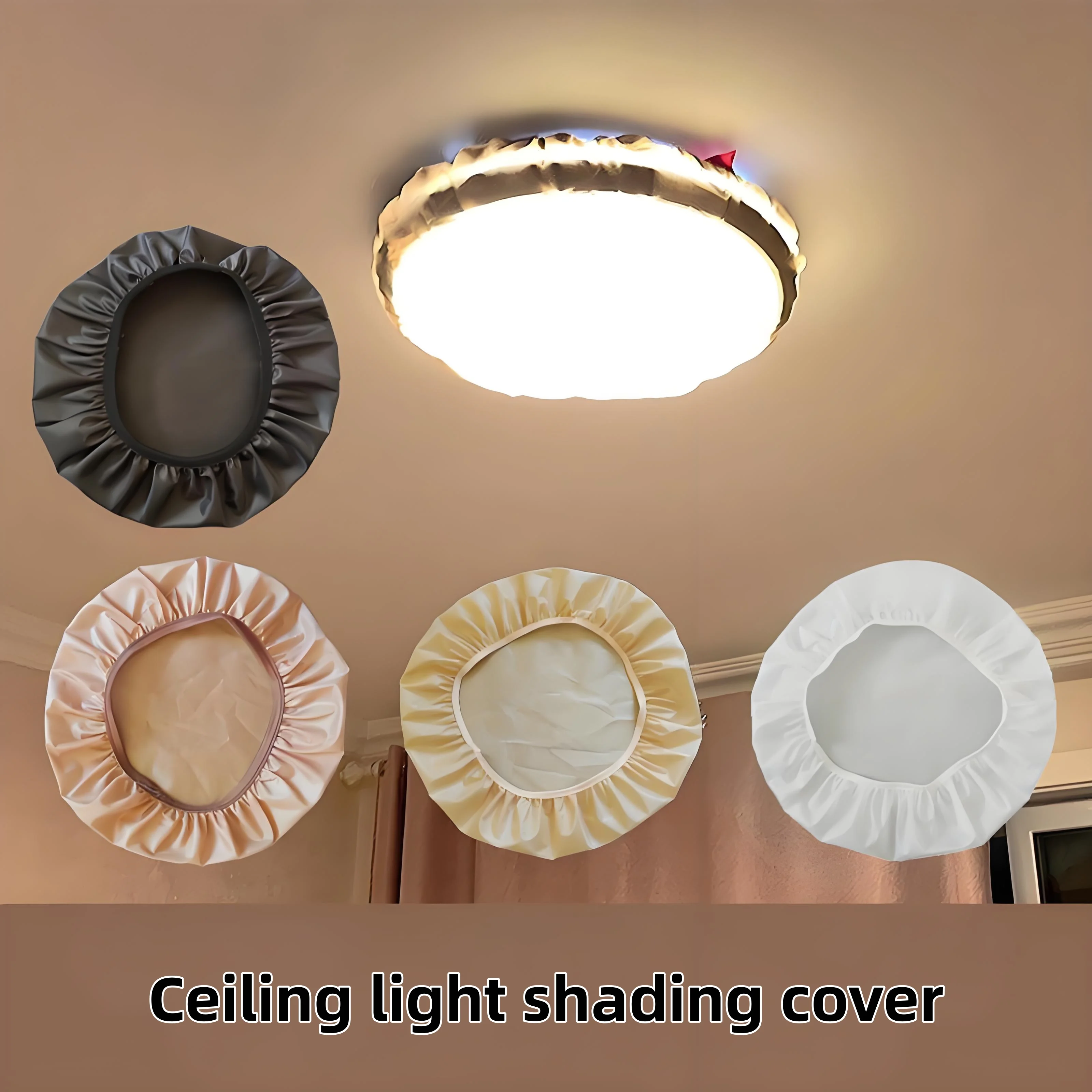 

Hot Creative Wear-Resistant Ceiling Lamp Shade Fabric Anti-Glare Spotlight Cover Led Light Diffuser Covers Baby Bedroom