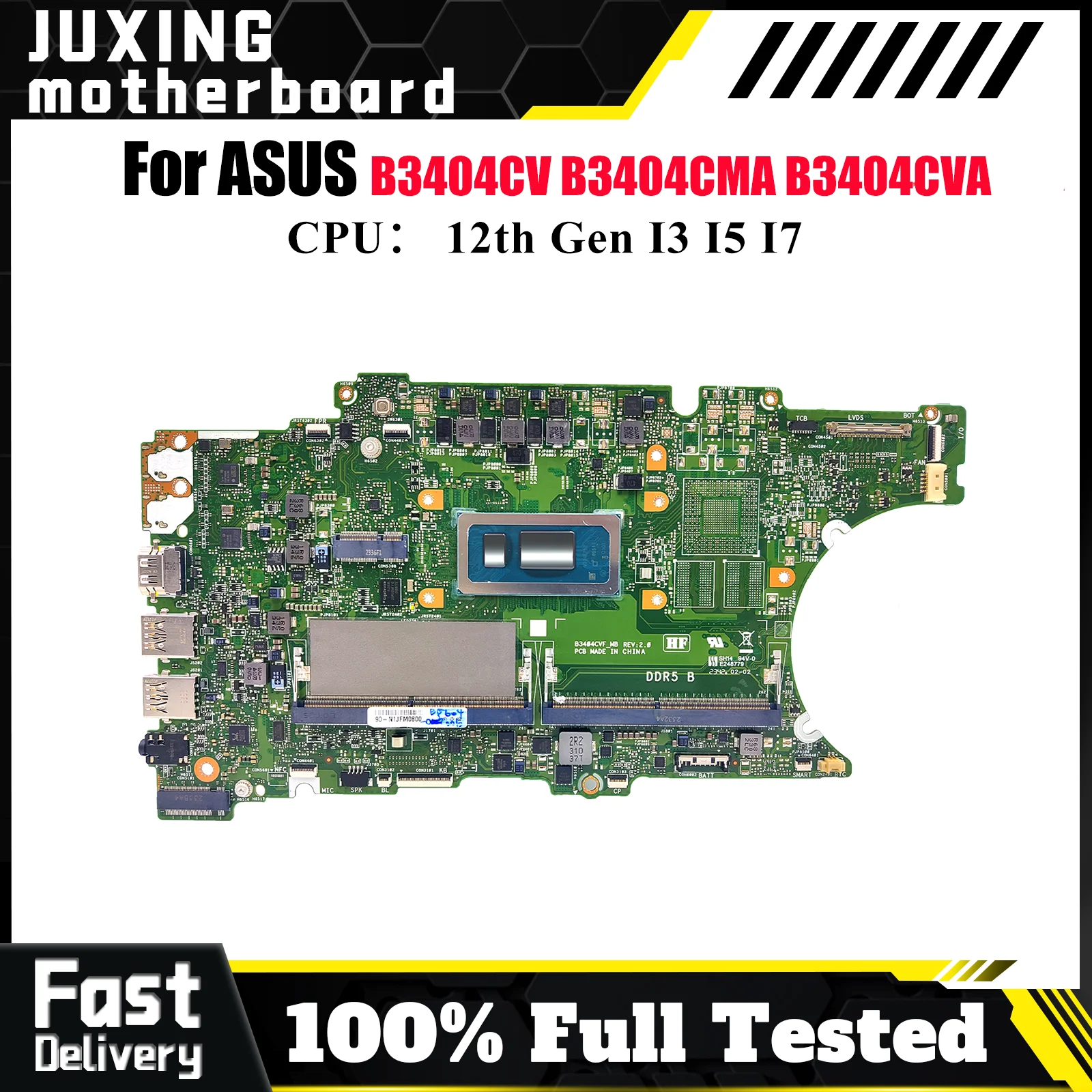 

B3404CV Материнская плата для ноутбука ASUS ExpertBook B3404C B3404CMA B3404CVA Материнская плата для ноутбука с процессором I3 I5 I7 100% tests OK stk