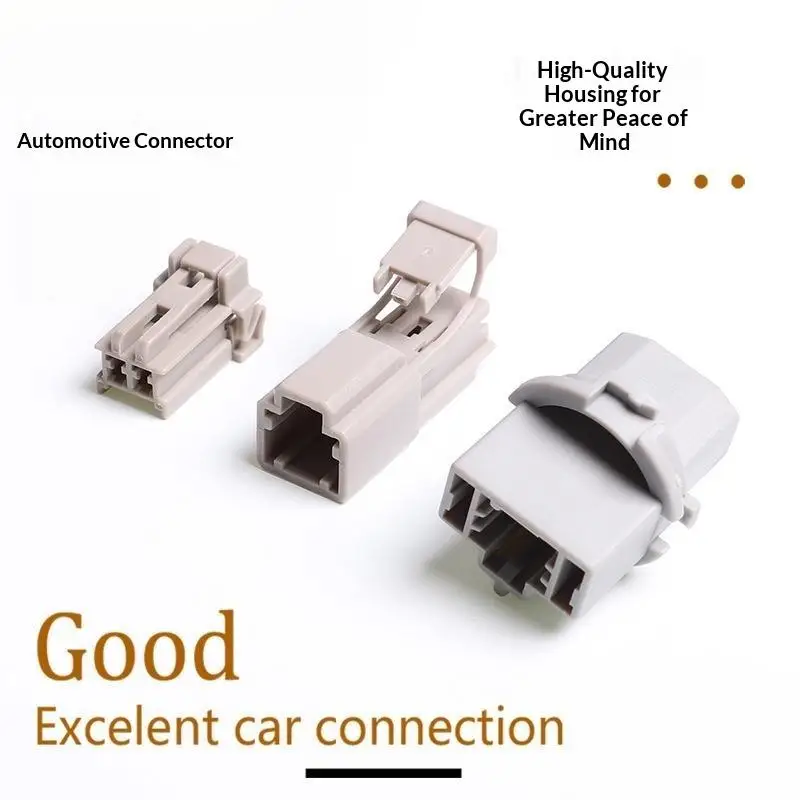 2 Pin 6098-0240 6098-0239 Waterproof Auto Lamp Socket Wire Connector Plug for Car Truck Motorcycle Light Wiring Modification