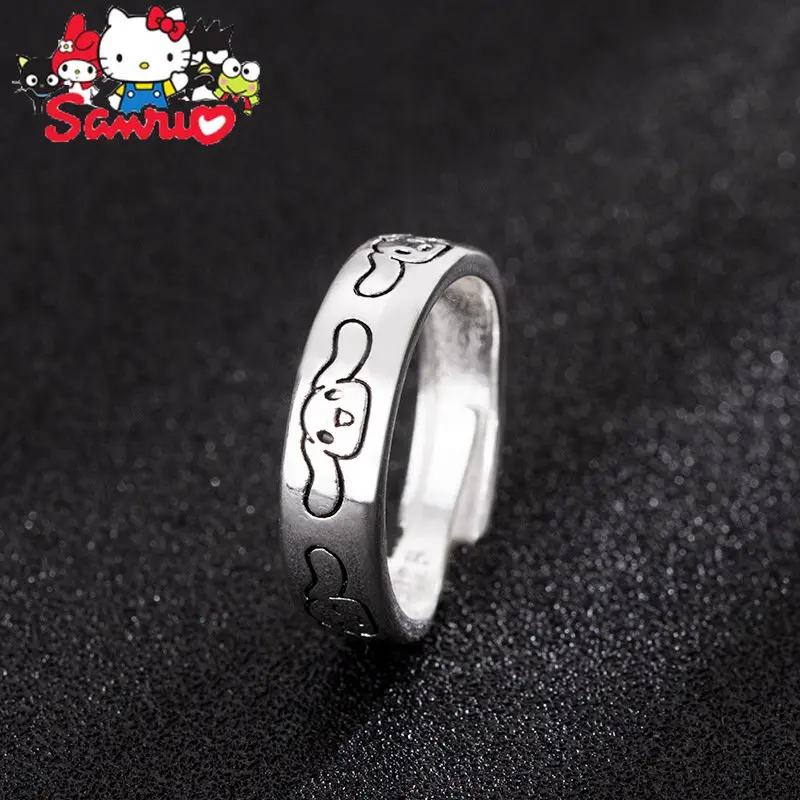 Sanrio Cinnamoroll Originele Ring Leuke Patroon Anime Hoofdpersoon Opening Kan Worden Aangepast Om Cadeau Aan Vriendin Sieraden