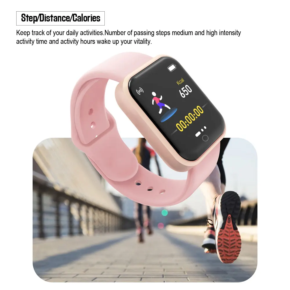 S7 Ultra Sports Smart Watch 1.44 Inch Bluetooth Fitness Tracker Heart Rate Monitor Waterproof Wristwatch Men Kids Hours Hodinky