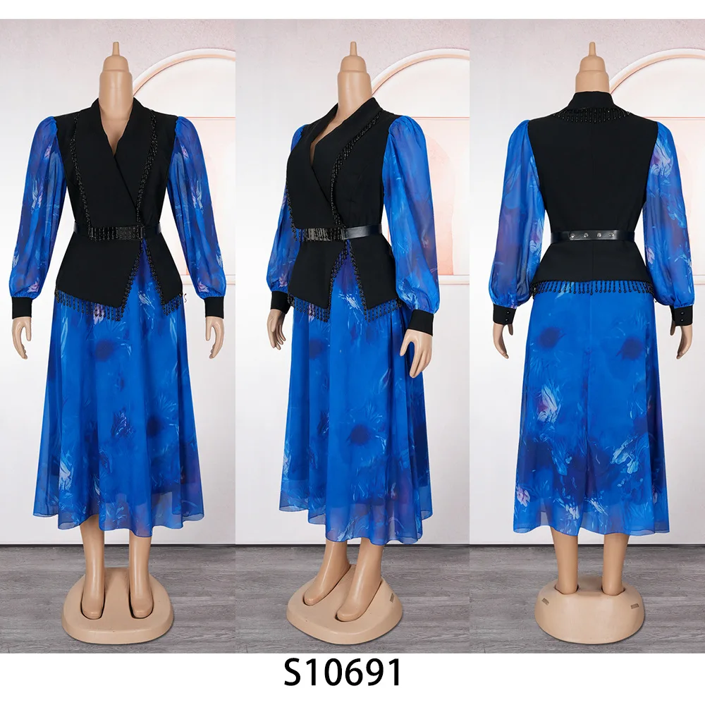 

African Dresses for Women Plus Size Africa Clothes Dashiki Ankara Turkey Outfits Gown Elegant Muslim Wedding Party Long Dress