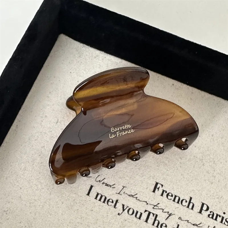 Klips do włosów z kwasem octowym, słodki temperament, spinka do włosów, luksusowy wygląd, klips do włosów do częściowego upinania, mały klips, damski klips typu szczękowy.