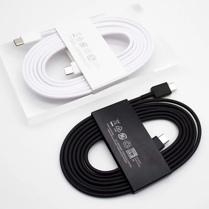 SAMSUNG 1,8M 3A Kabel S25 S24 A54 USB Typ-C zu Typ-C PD 45W Superschnelles Ladekabel für Galaxy S23 S22 S21 S20 Plus A15 A53 – Detail 3