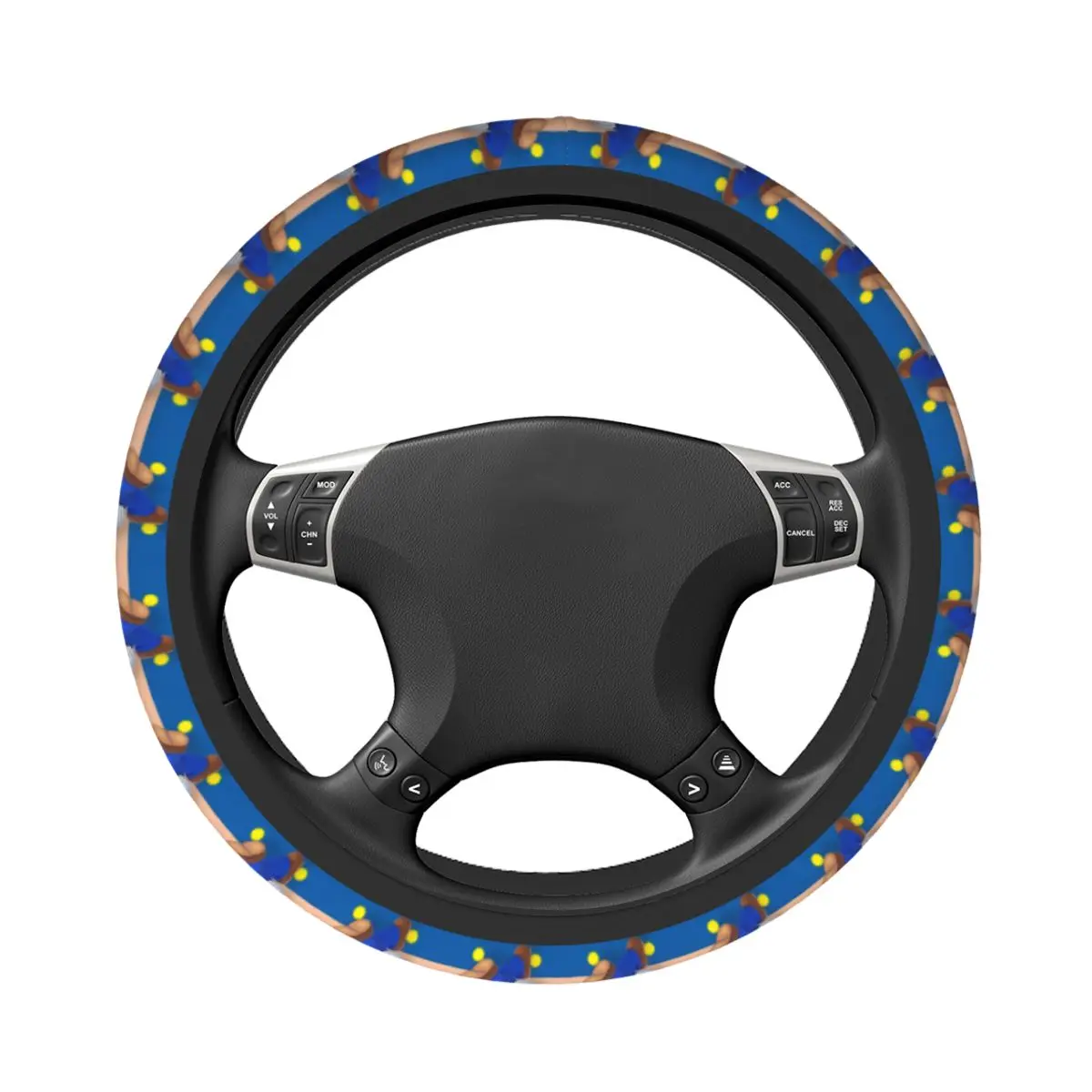 

Super Mario Cartoon Car Steering Wheel Cover without Inner Ring Automotive Supplies Design Protective Cover for 14.5-15Inches