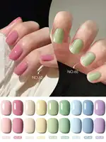 Ensemble de vernis à ongles Gel coloré de 15ml, Gel UV LED à tremper, vernis de manucure liquide longue durée, 9 pièces 4
