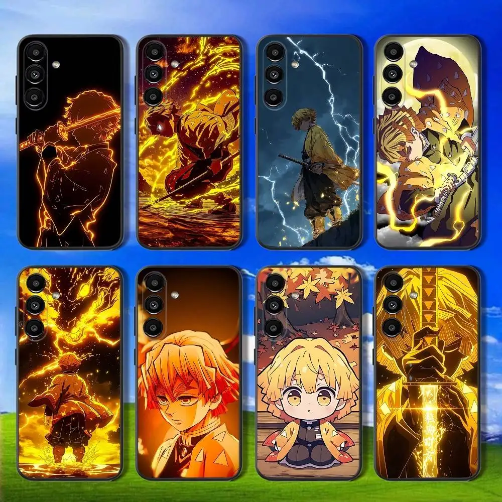 

Anime Z-Zenitsu A-Agatsuma Phone Case For Samsung Galaxy A13,A21s,A22,A31,A32,A52,A53,A71,A80,Soft Black Shell
