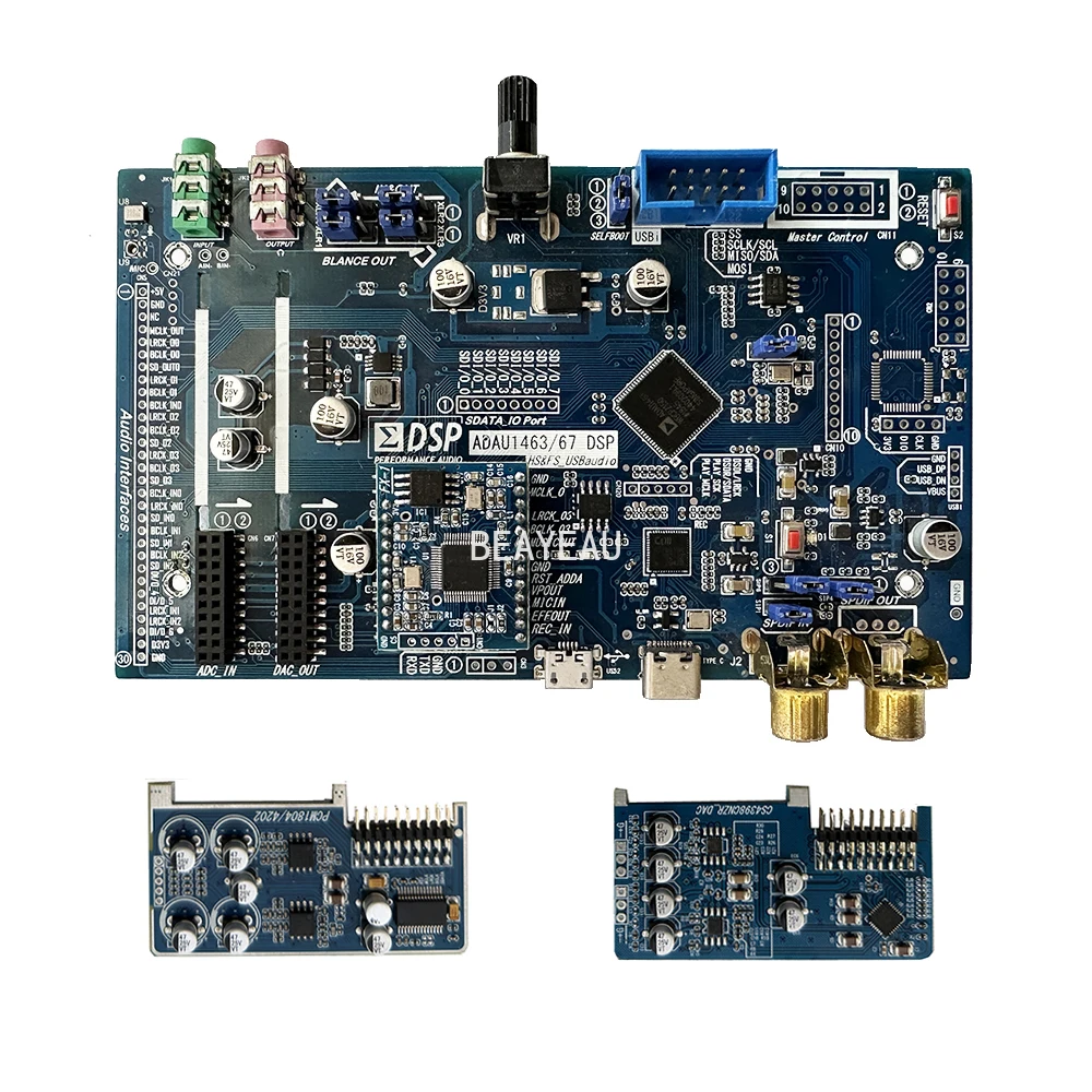 ADAU1463 Development Board ADAU1467 Compatible with CT7601USB Interface SAM5504 Effect Module