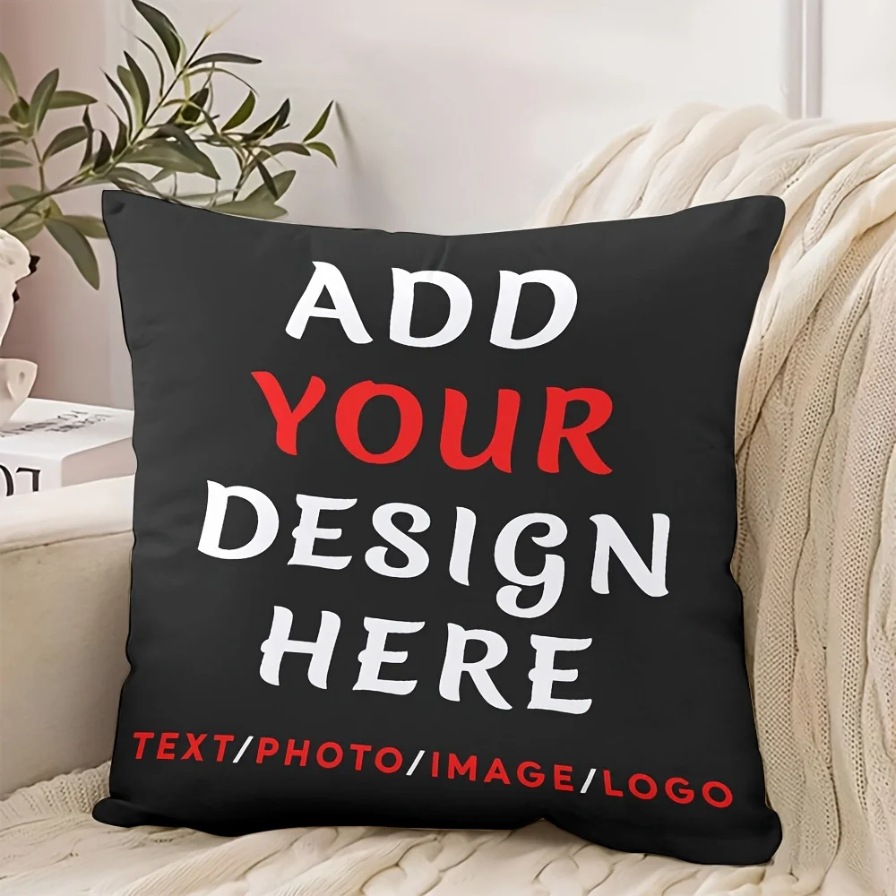 Winter 1 customized photo personalized pillowcase with your own text, image, logo, zipper closure, machine washable wedding
