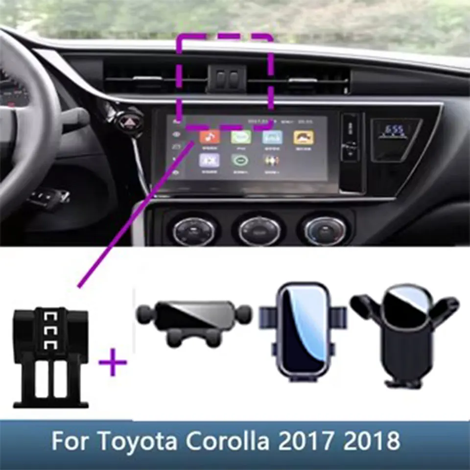 

For Toyota Corolla MK11 2017 2018 Car Phone Holder Special Fixed Bracket Base