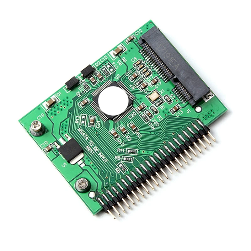 MSATA SSD ถึง 44 พิน IDE Converter อะแดปเตอร์ 2.5 นิ้ว IDE HDD PCI E Express Sata Converter อะแดปเตอร์สําหรับแล็ปท็อป
