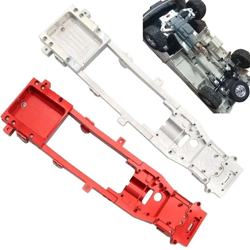 WPL D12 Metal Chassis Frame Body Girder RC Drift Car Upgrade Parts, Remote Control Car Modification Accessories