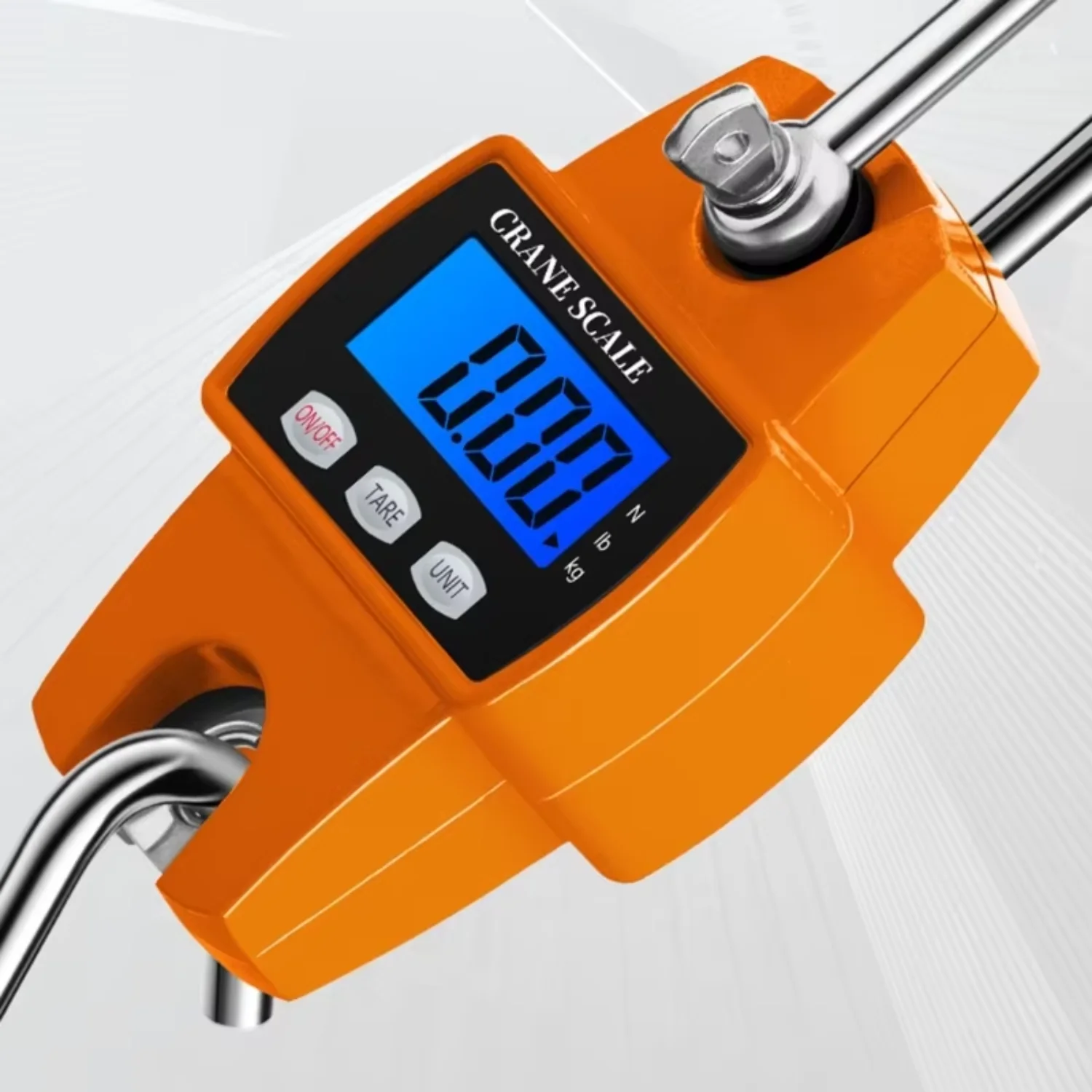 

660lb Digital Hanging Scale, Portable 300Kg Mini Crane Scale with Hook for Farm Hunting Fishing Outdoor Use