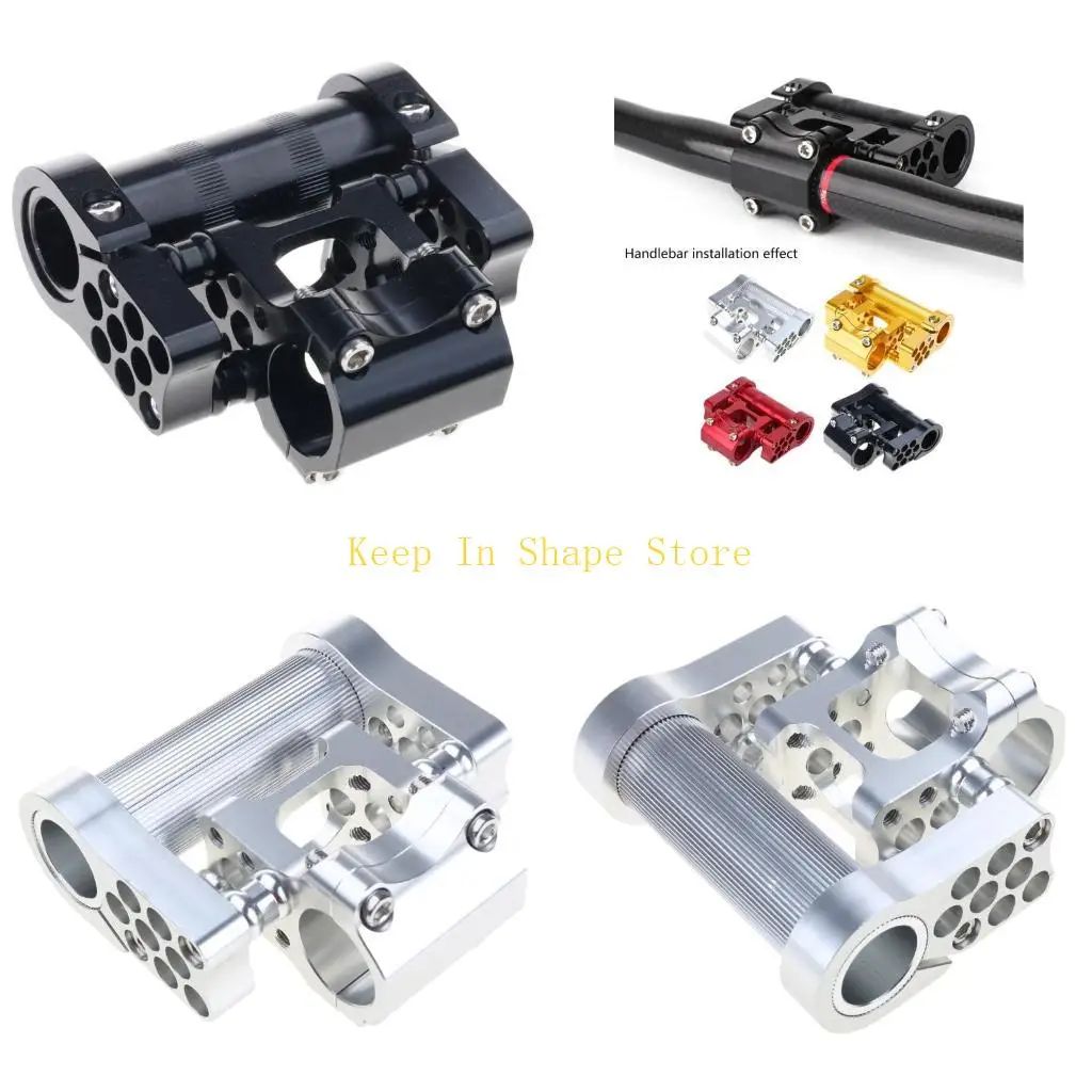 

U1JC Aluminum Alloy Folding Bike Porous Stem Adjustable Bicycles Double Stem