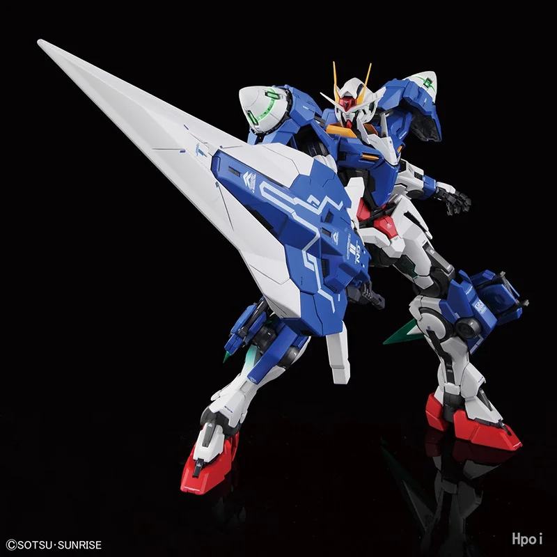 Bandai-figura de acción de Gundam Seven Sword/G, modelo Original de Anime, juguete de ensamblaje, colección de regalo, grado perfecto, PG 1/60 00, 40Cm