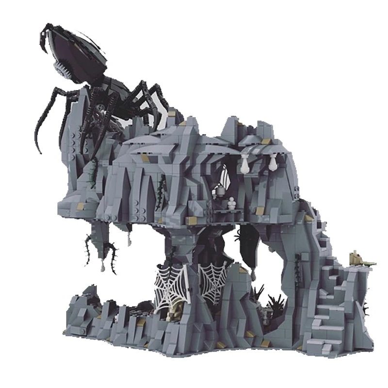 Rings Movie Series Scene Model Lob Lair Building Blocks Technology Bricks DIY Collection Assembly Model Toys Xmas Gifts