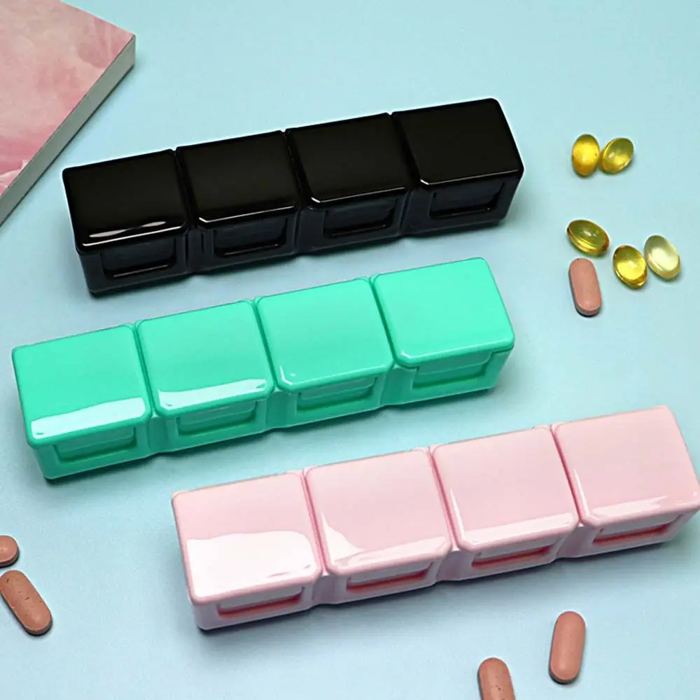 

Mini Waterproof Jewelry Storage Storage Container Cut Compartment Travel Pill Case Medicine Pill Box Pill Box Pill Dispenser