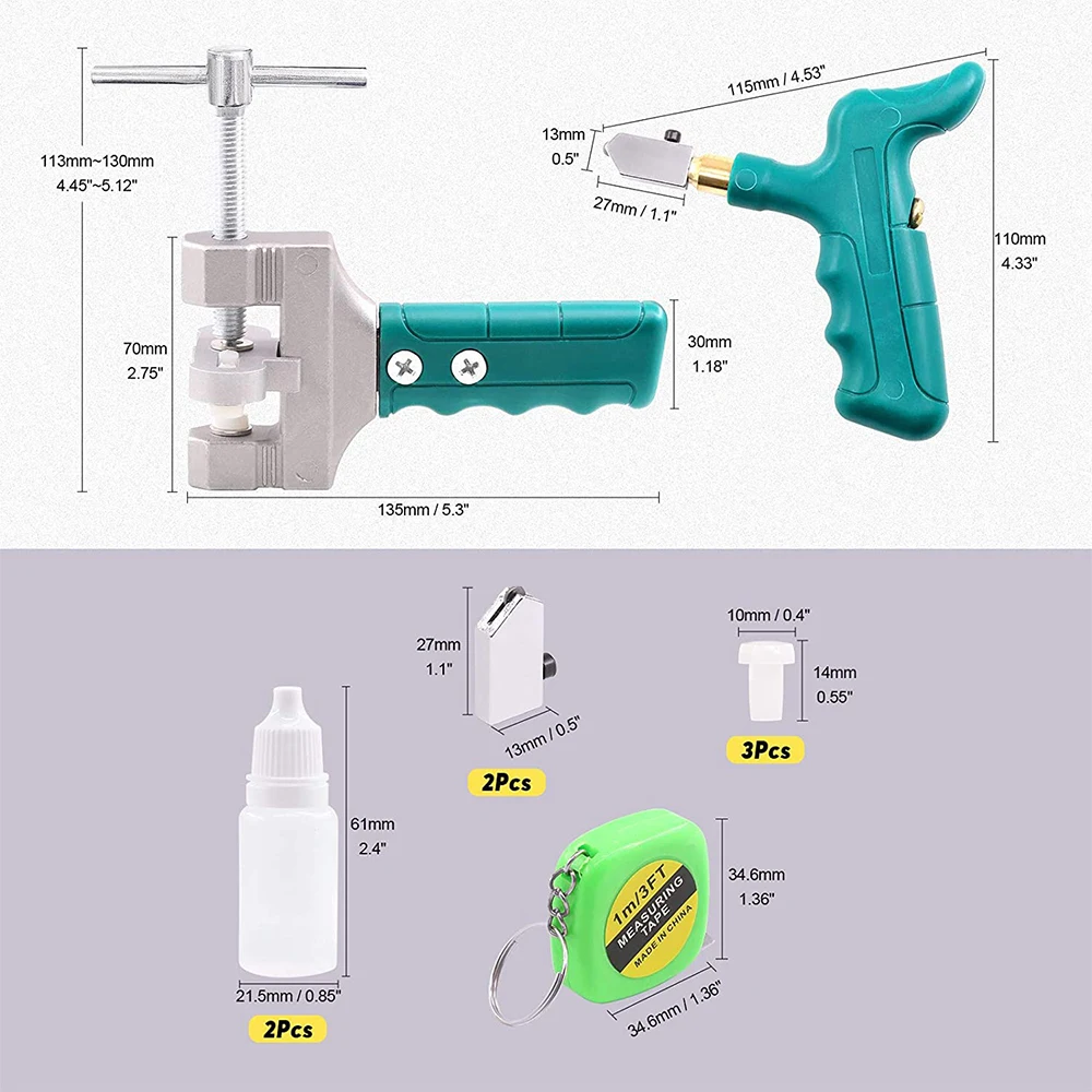أداة قطع البلاط الزجاجي كماشة كسر الزجاج القاطع كماشة الجري أداة قطع السيراميك لسهولة الإنزلاق قاطع الزجاج والبلاط