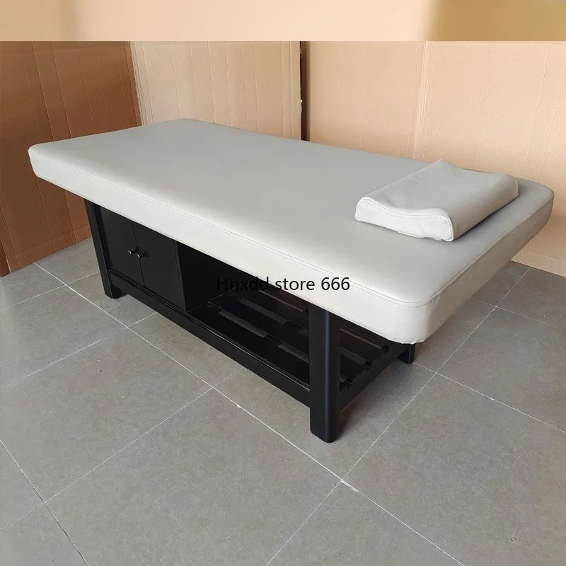 Solid wood massage bed beauty treatment rehabilitation cabinet solid wood strong body massage bed