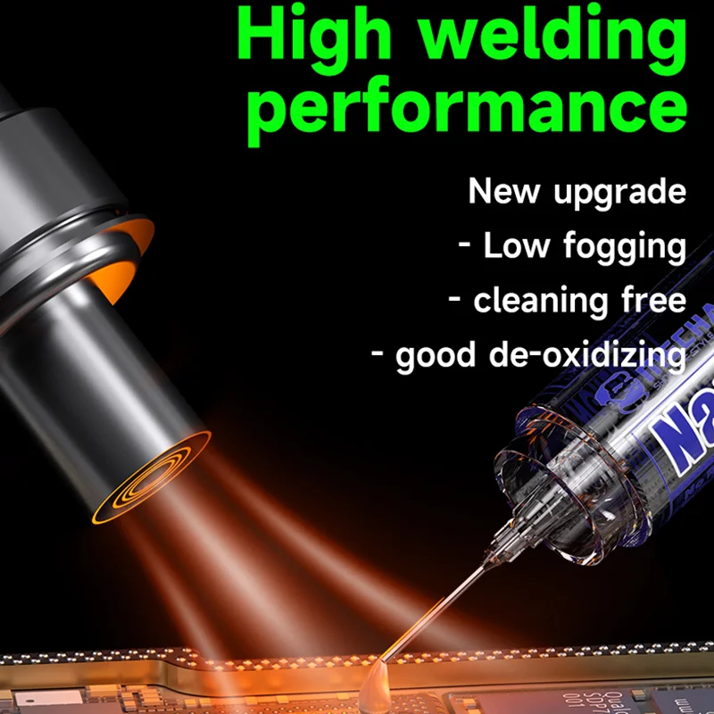 M35 Nano Flux Paste High Purity Efficient Soldering Flux for Mobile Phone Chip Repair Low Fogging No Cleaning Needed