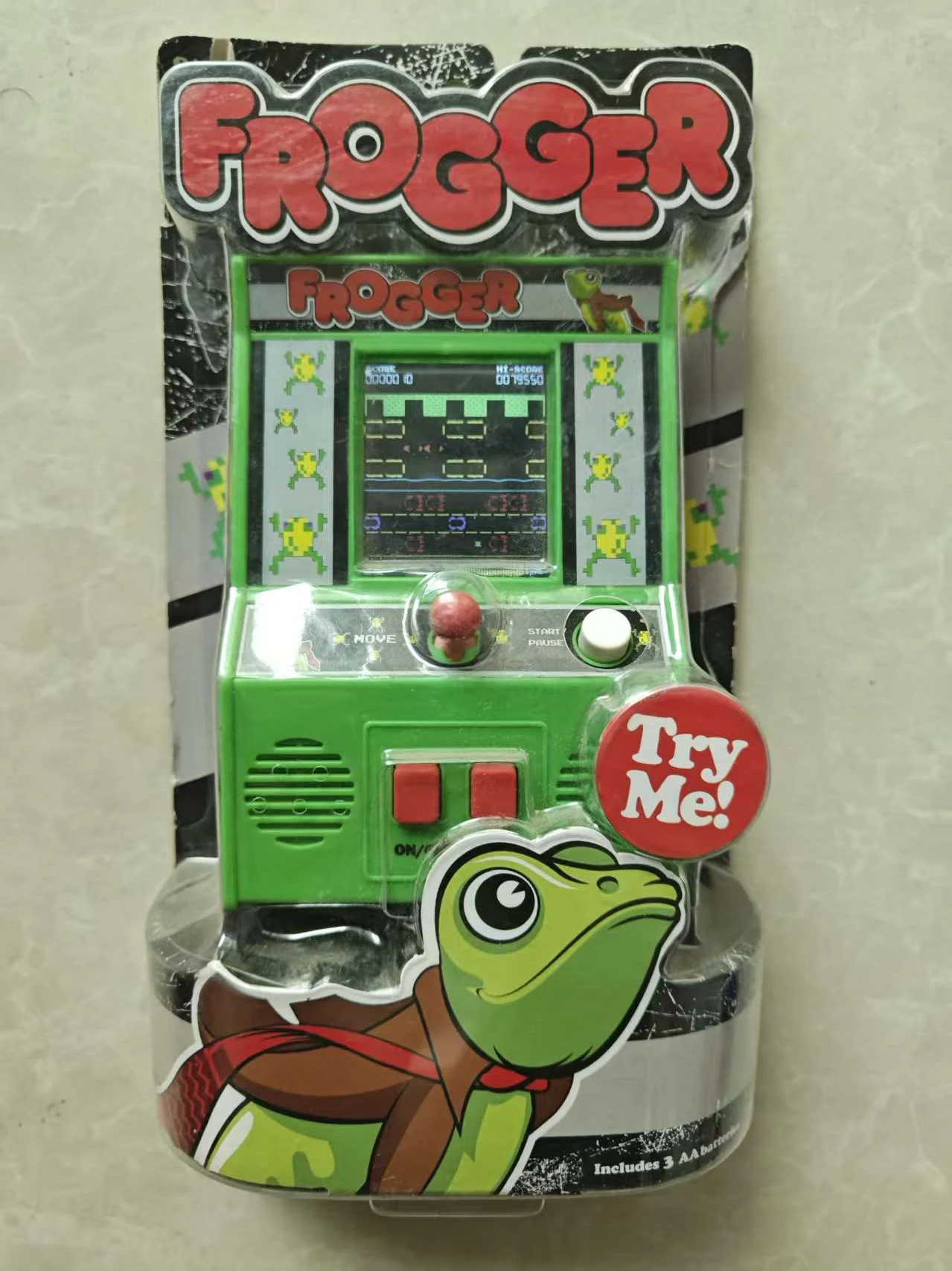 KONAMI FROGGER Arcade Classics RETRO Mini gioco portatile di Basic Fun anni '80 GAMES console di gioco retrò