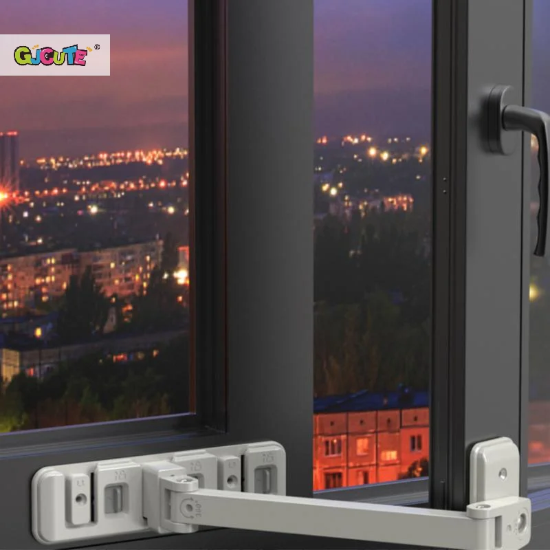 

Home Baby Safety Lock Buckle Windows Limit Holder Sliding Door Locks Anti-Falling Security Protection Adjustable Part for Kids