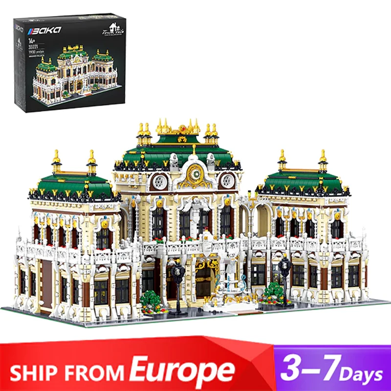 

11930PCS Modular Buildings MOC Luxurious Grand Palace Model Architecture Building Blocks Brick Puzzle Toys Gift for Kids Adult