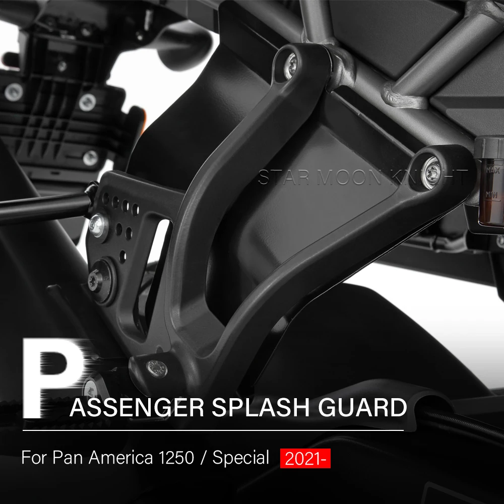 Passenger Splash Guard For Pan America 1250 S Special RA1250S 2021 Frame Mudflaps Recess Cover Rear Fender Mudguard Infill Panel