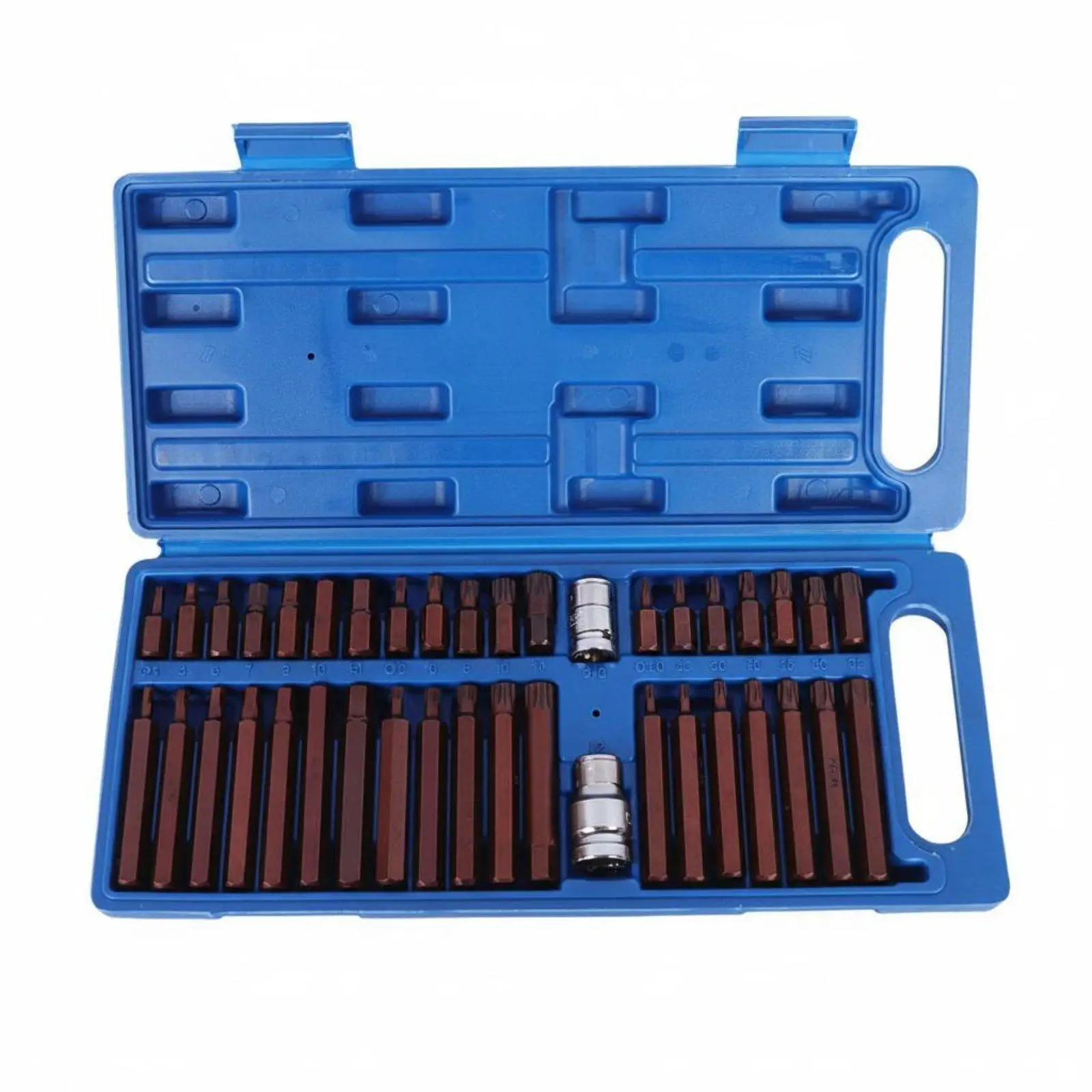 40 Pieces Hex Socket Set Organized Storage Case for Auto Repair Workers