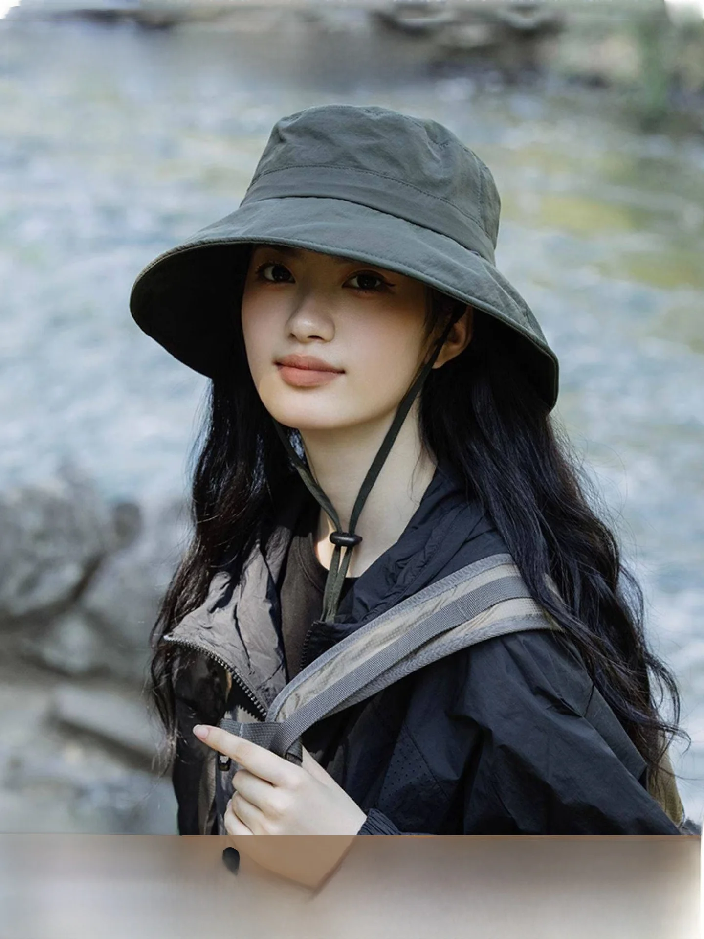 alpaga-montaigne-women's-outdoor-mountain-climbing-sun-protection-hat-fisherman-style-wide-brim-foldable-summer-anti-uv-hat