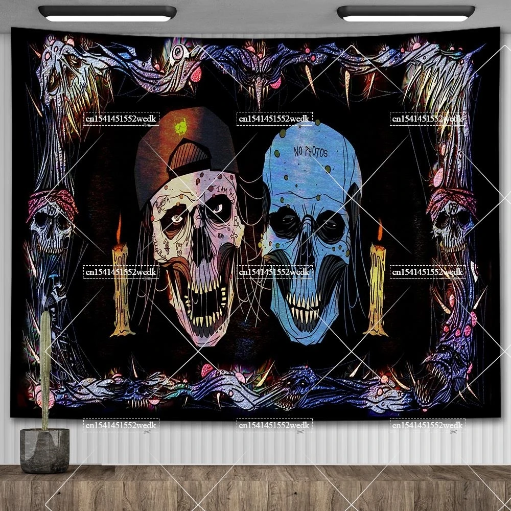 Suicide Boys Tapestry Music Album Wall Decor Poster Aesthetic Hippie Suicideboys Tapestrys Polyester Fabric Home Decoration