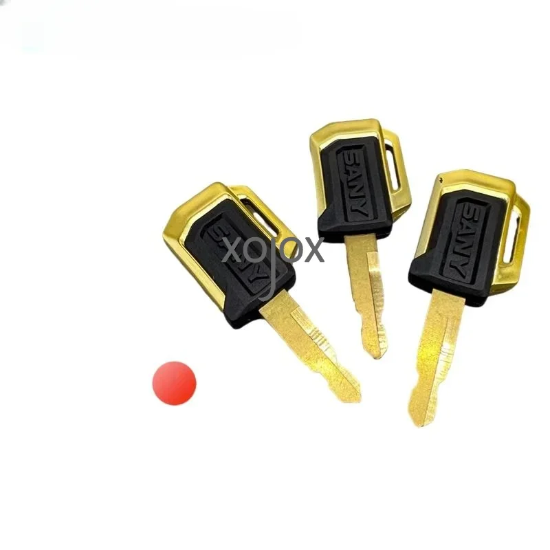 XOJOX For Sany  Sy  55 60 65 75 135 215 Country 4 Local Gold New Key Original Ignition Door Start Key