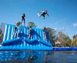 Vendita calda parco acquatico gonfiabile personalizzato parco giochi d'acqua gonfiabile parco acquatico divertimento in vendita