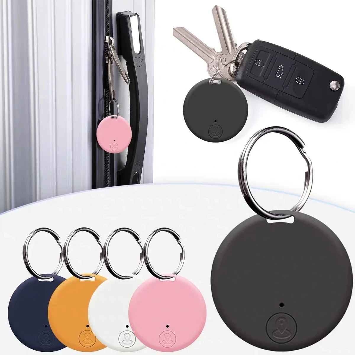 Mini GPS Tracker com Bluetooth, Dispositivo Anti-Lost, Smart Finder, Localizador para Pet, Crianças, Bolsa, Carteira, Rastreamento, IOS, Android,