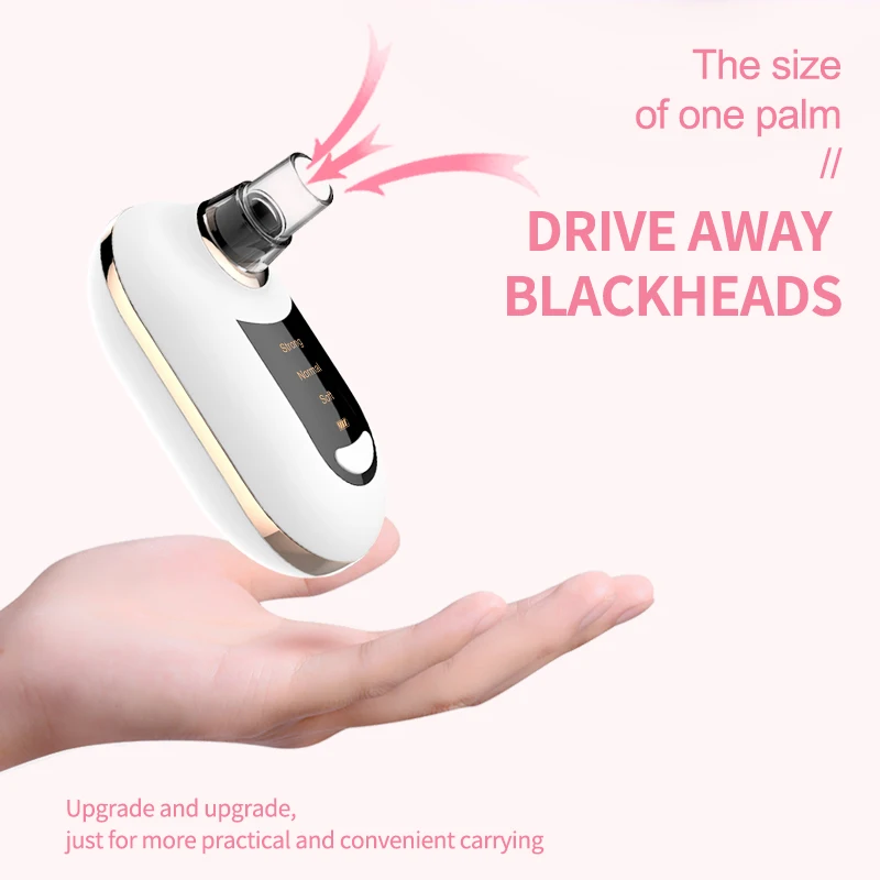 Electric Facial Pore Cleaner Blackhead Remover Vacuum Acne Pimple Black Spot Suction Skin Care Exfoliating Beauty Device