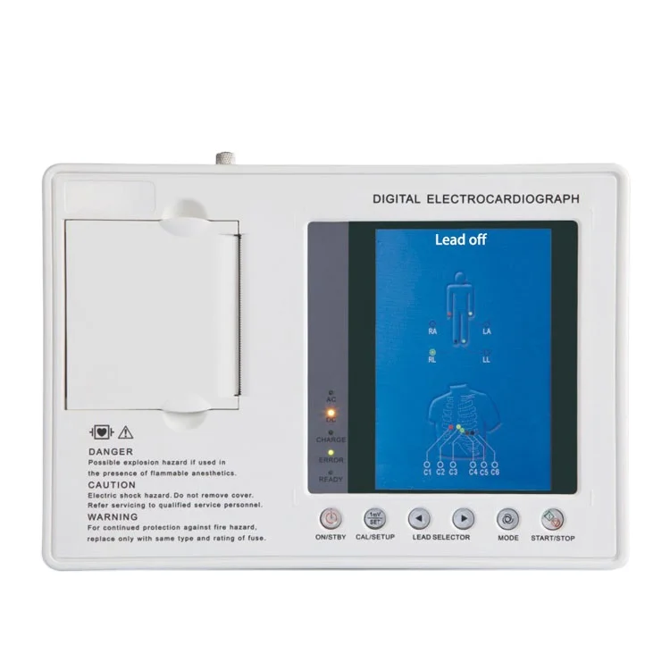 

ECG-1903C Cheap price Fast delivery Adult used 7inch display screen 3 Channel ECG machine