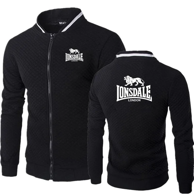 Men's Printed Baseball Jacket Spring Autumn Casual Zipper Coat Luxury Streetwear Vintage Sporty Loose Hip Hop Urban Bomber Top