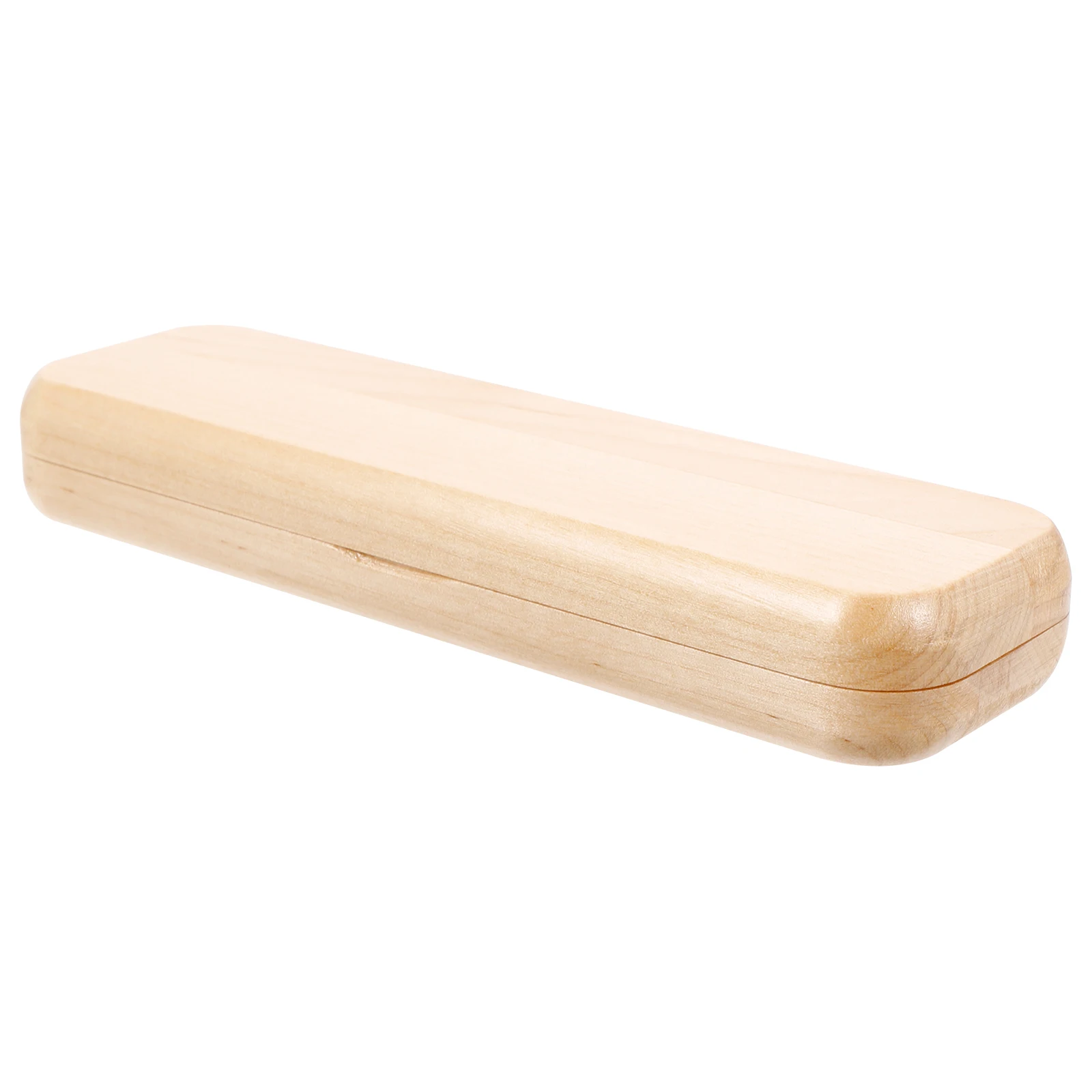 

Wooden Pen Box Set Maple Double Slot Holder Case Gift Practical Stylish Desk ganizer Empty Storage Display Packaging