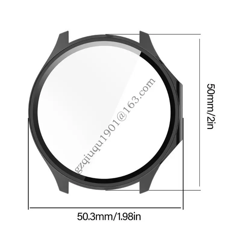 Vỏ bọc vỏ thông minh với bộ phim bằng kính cường lực cho Watch 3 Màn hình Bảo vệ Vỏ bọc Scratchproof 066A