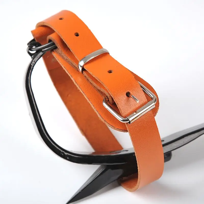 Tree Climbing Nails, Safety Lanyard Products, Cowhide Material with Steel Nails,adjustable Height, Tree Climber
