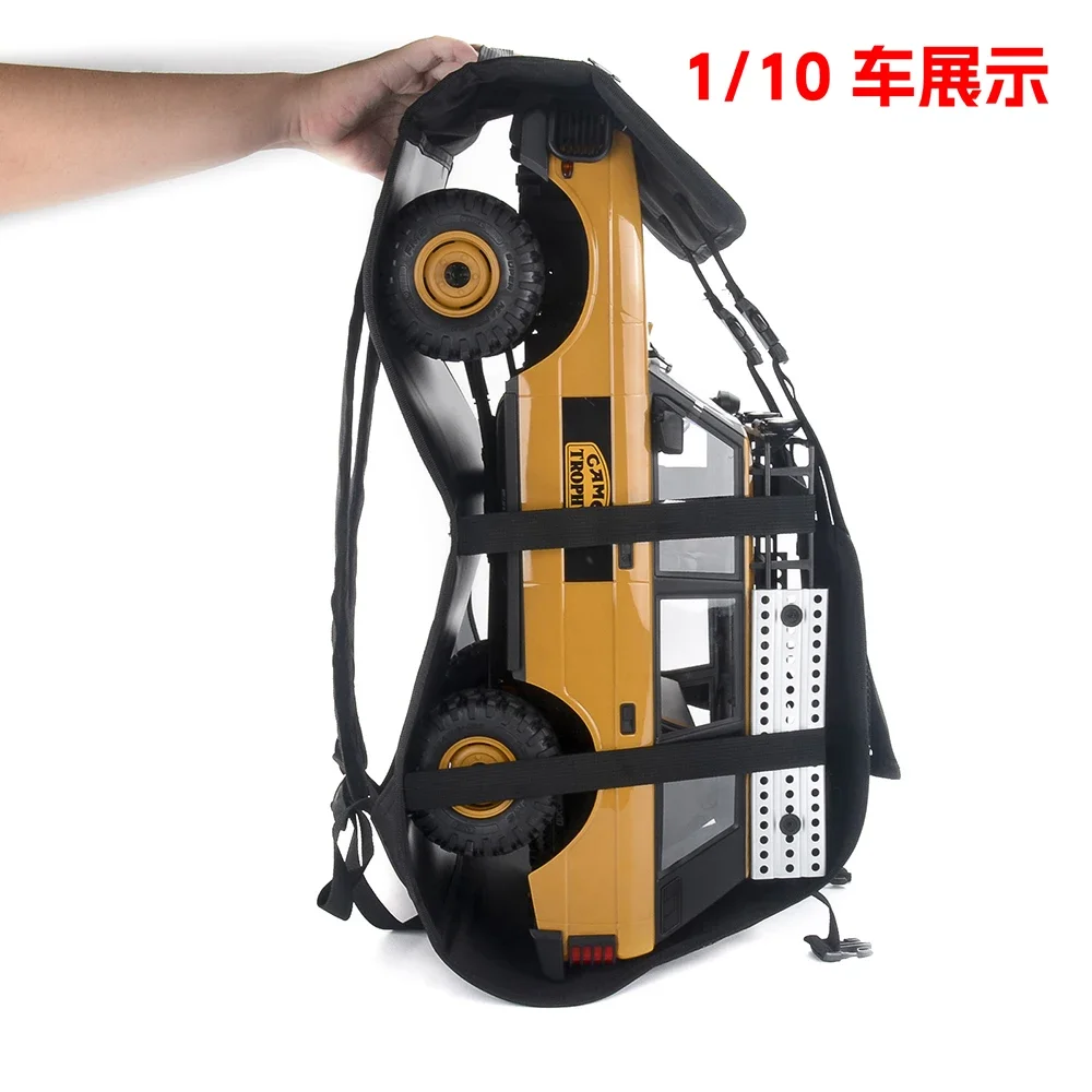 PYFORE RC-Auto-Rucksack für 1/8 & 1/10 Maßstab Rock Crawler Outdoor-Tragetasche mit Werkzeug- & Batterieaufbewahrung – Detail 15