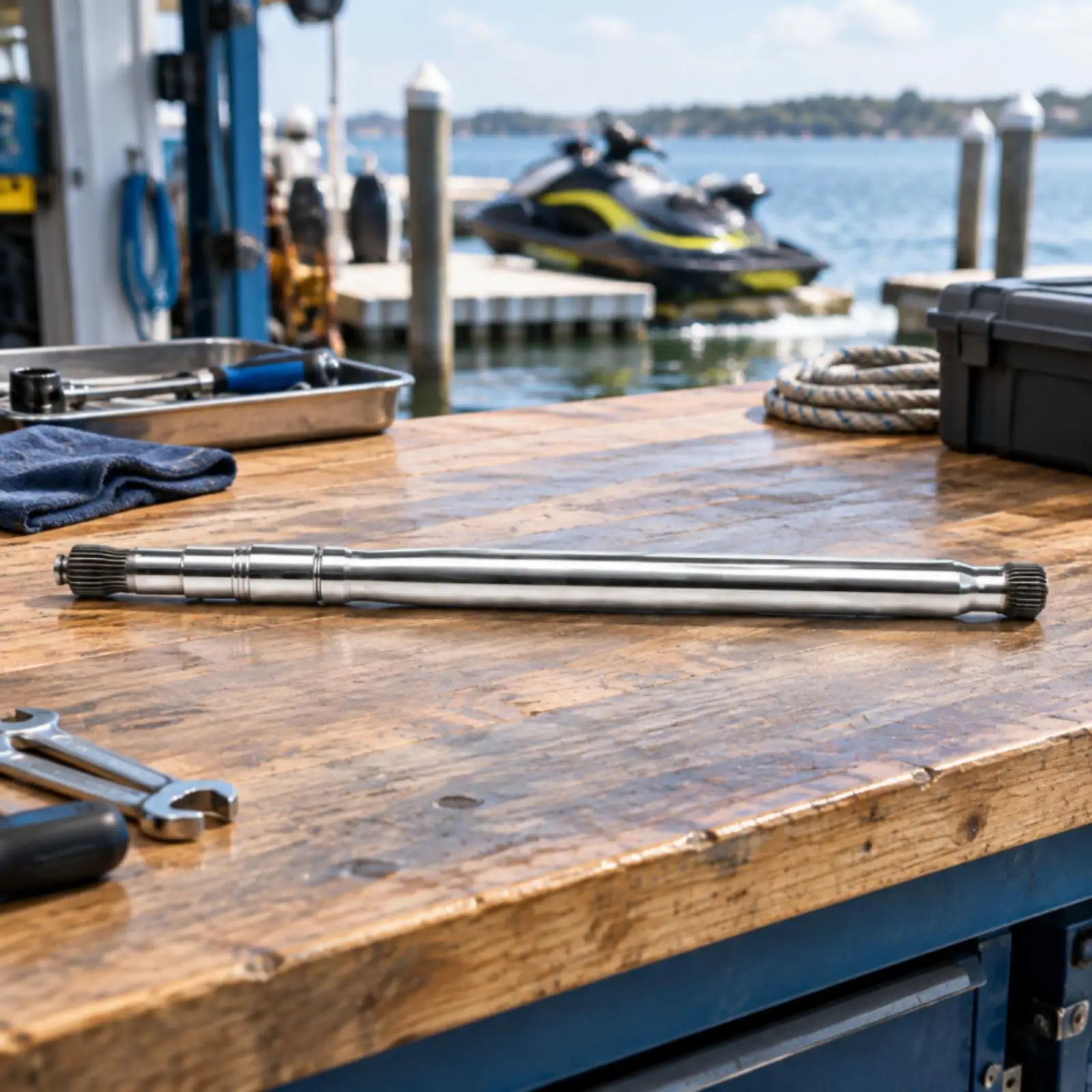 Marine Jet Ski Drive Shaft Ring Replacement Splined Coupling for PWC Drivetrain Service Part