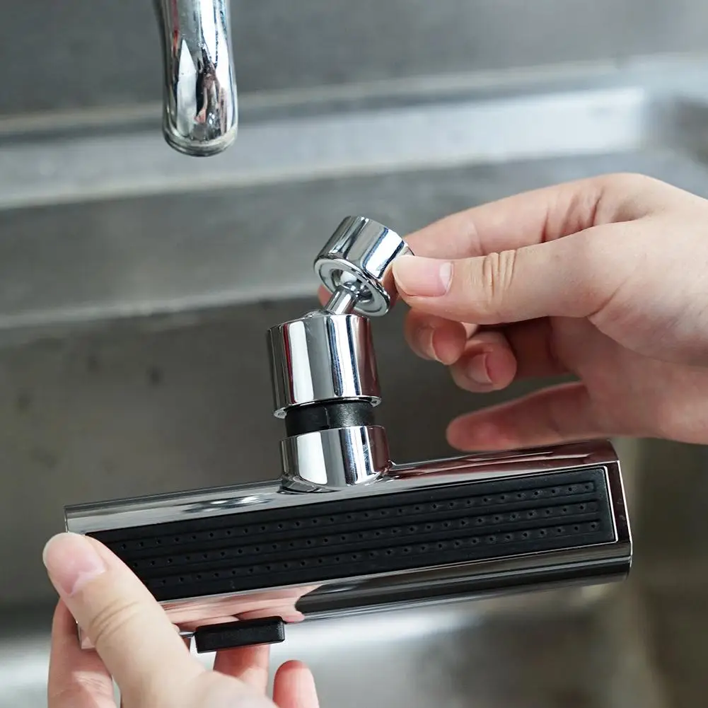 Waterfall Kitchen Faucet Waterfall Kitchen Faucet 3-Function Kitchen Sink Spray Nozzle Kitchen Tap High Pressure Kitchen Tap