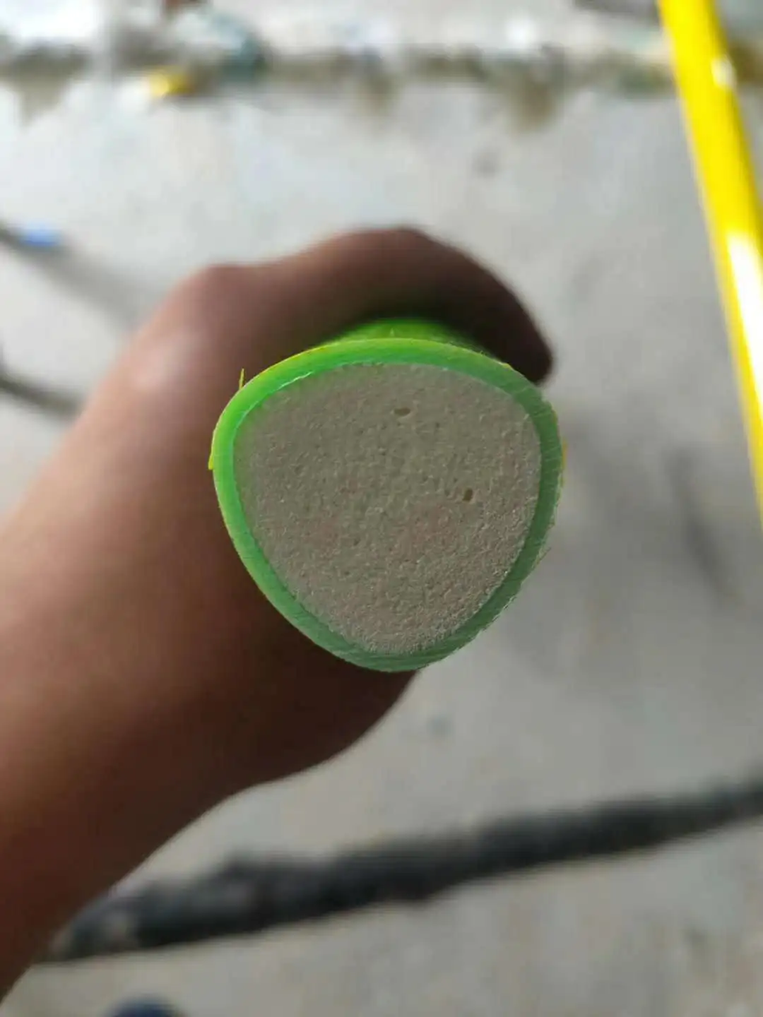 10,6m 12m Fibra de vidro telescópica FRP Triângulo Hot Stick Isolado Operando Stick