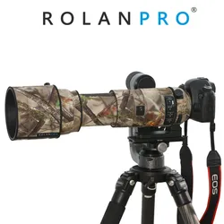 ROLANPRO Waterproof Lens Camo Coat for Sigma 150-600mm F5-6.3 DG OS HSM Sports For Canon or Nikon mount Protective Sleeve Case