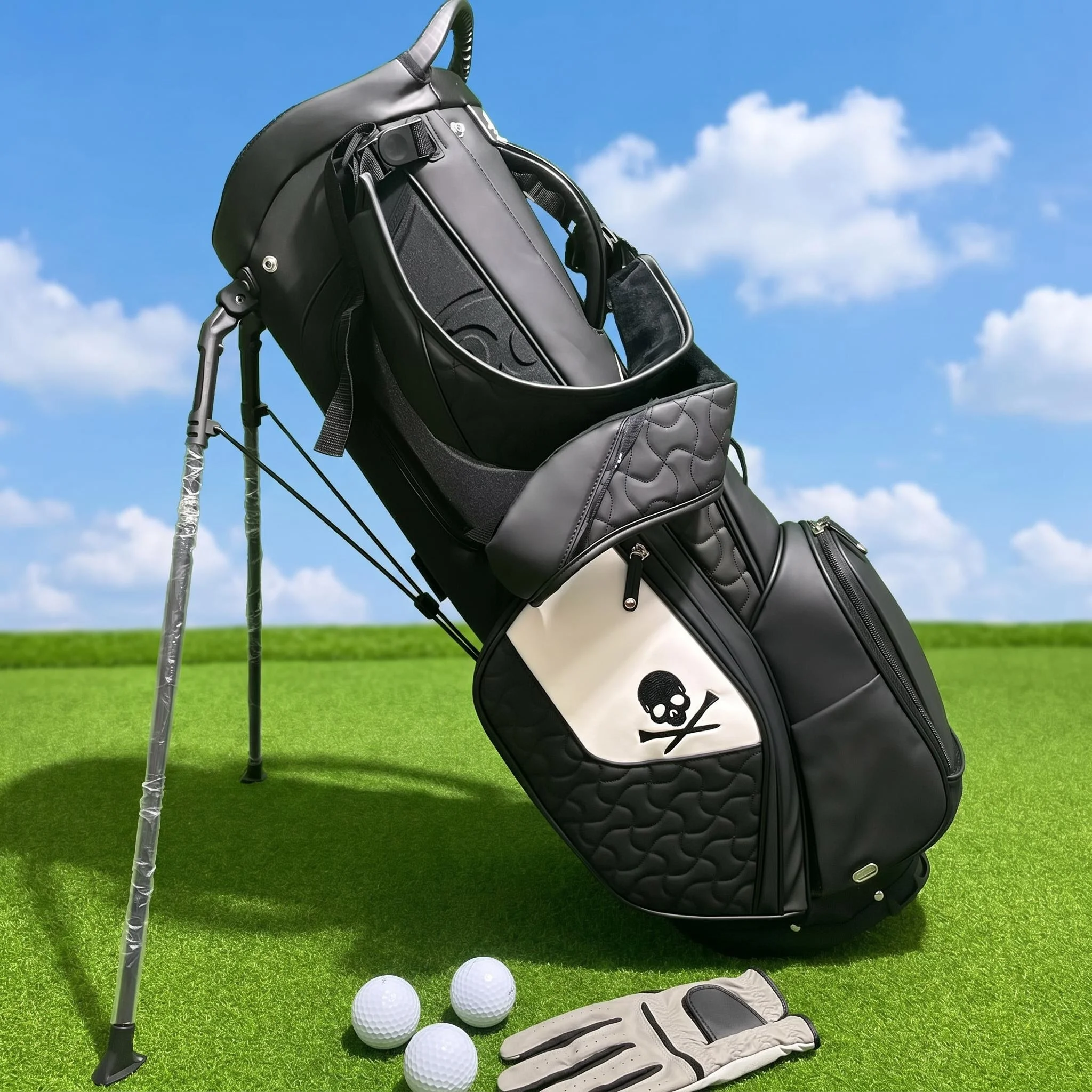 Sacca da golf con supporto integrato