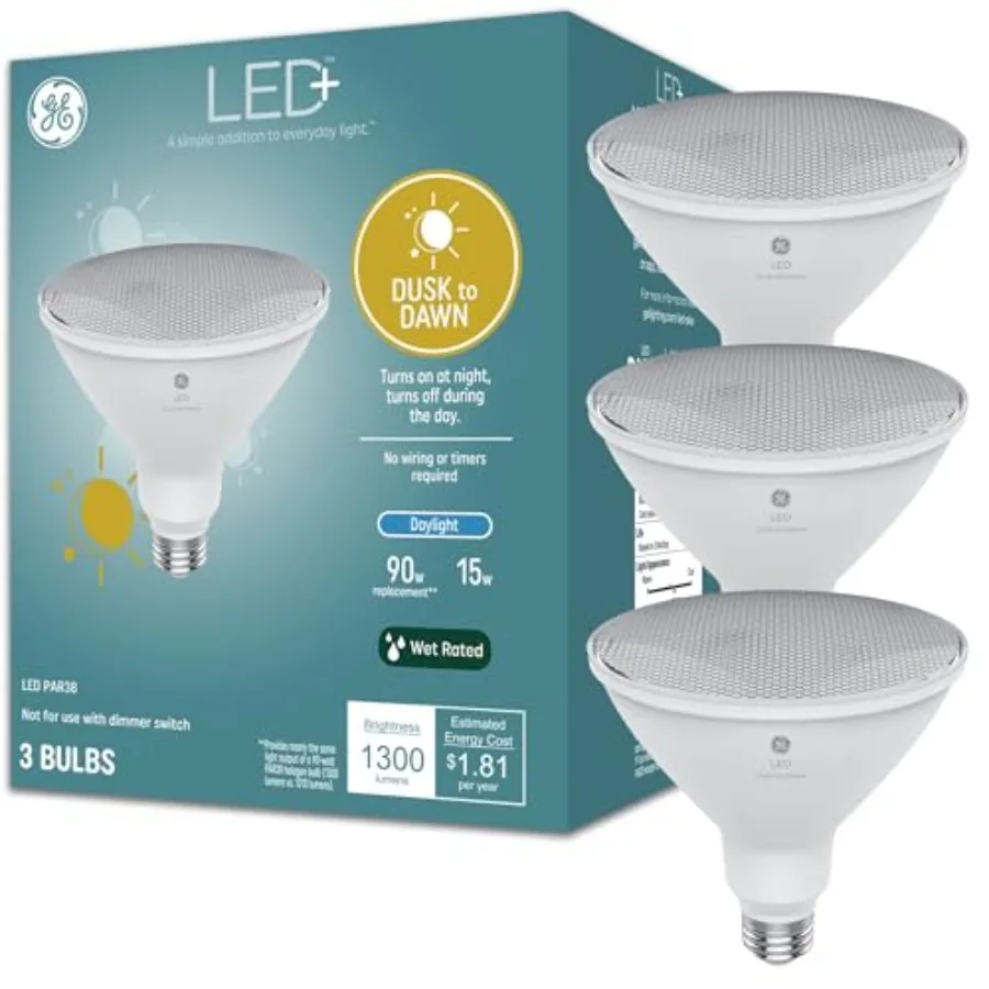 

Светодиодные прожекторы LED+ LED Light s, 5 Вт, с автоматическим включением/выключением, для улицы, 3 шт.
