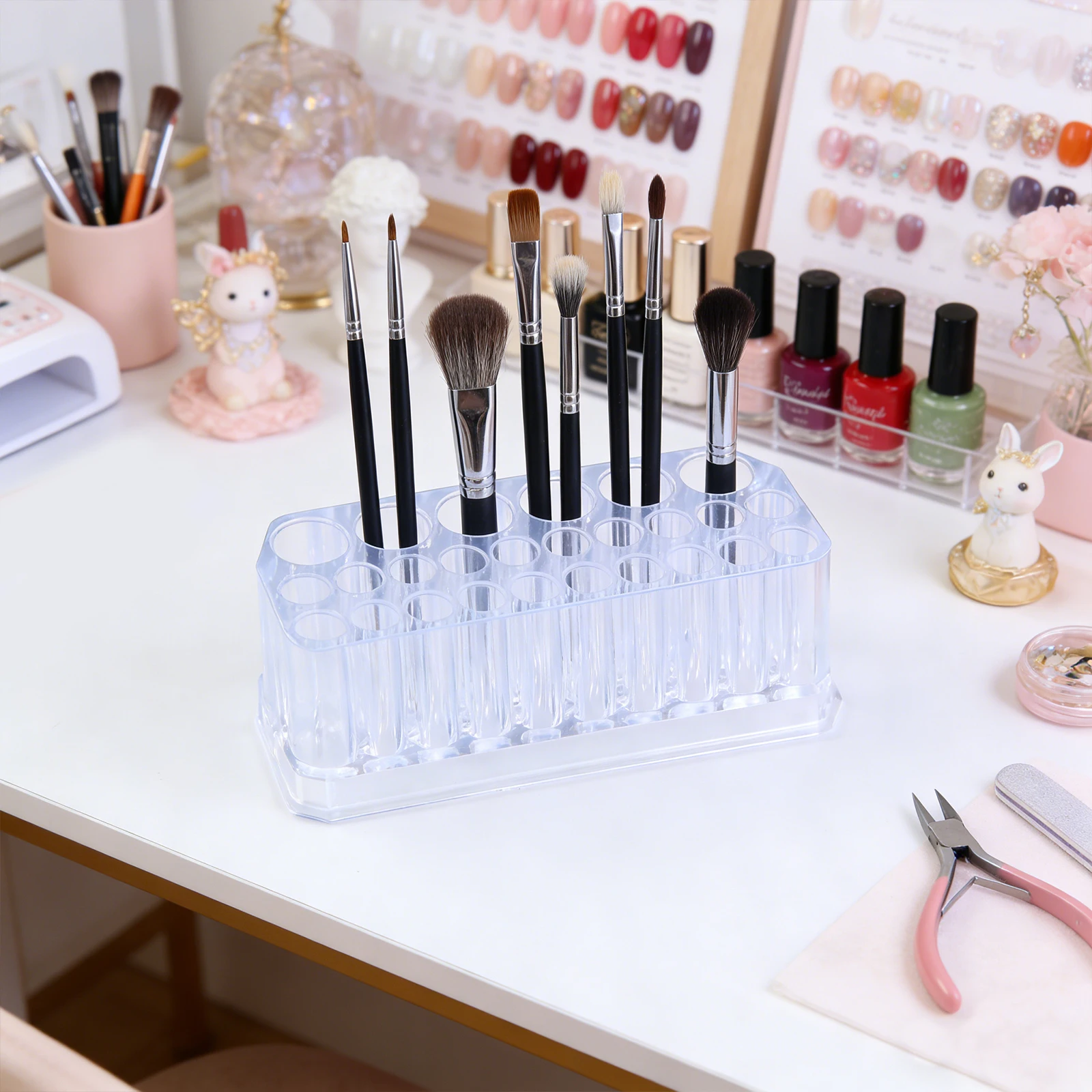 Organizador Transparente de Ac - Nail Art Vector avaliação e preço
